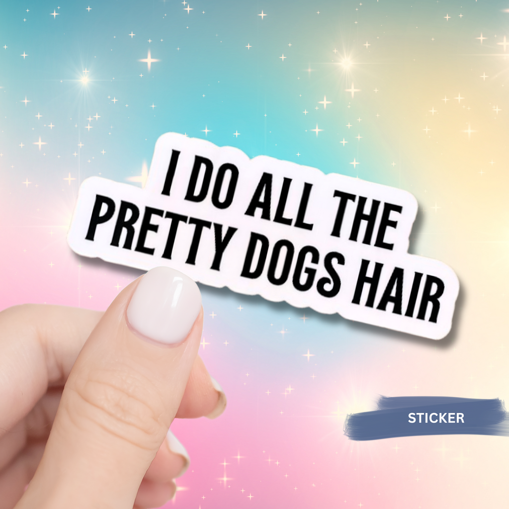 Professional Dog Groomer Sticker Water Resistant Vinyl Design Black Vehicle Window Decal Premium Quality Business Display Salon Shop Signage Laptop Accessory Perfect Size Professional Grade Easy Application Smooth Surface Single Color