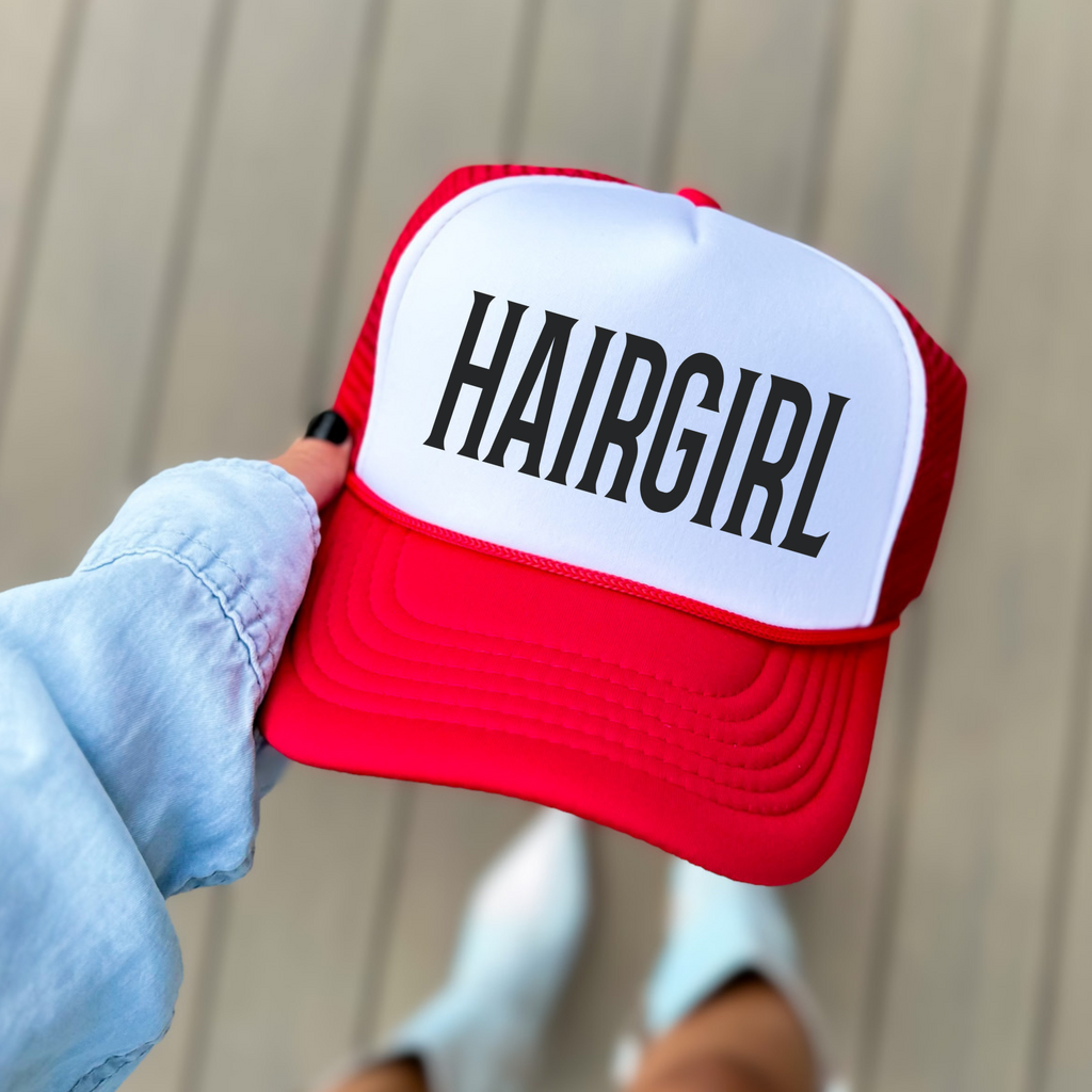 HAIRGIRL Professional Baseball Cap Adjustable Salon Work Hat Stylist Fashion Accessory Universal Fit Design Multiple Color Options Available Premium Quality Construction Comfortable Daily Wear Perfect Professional Gift Modern Style Statement