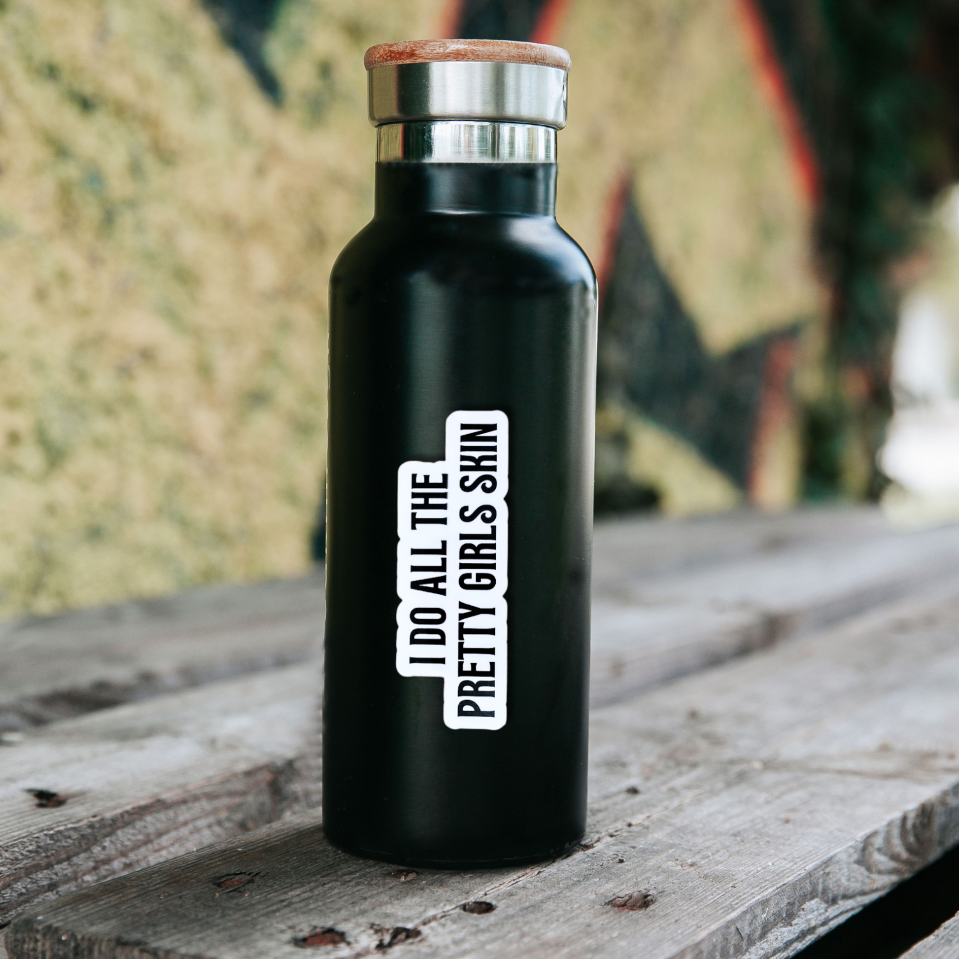 Professional Esthetician Vinyl Sticker Workspace Beauty Design Four Inch Water Resistant Adhesive Black White Text Layout Salon Wall Display Premium Quality Material Indoor Rated Beauty Professional Gift Skincare Expert Present Modern Style