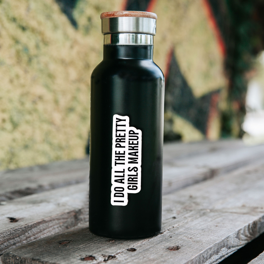 Professional Makeup Artist Sticker Vinyl Waterproof Beauty Studio Design Modern Black White Aesthetic Salon Wall Art Quality Material Durable Construction Professional Workspace Accent Practical Beauty Business Essential Creative