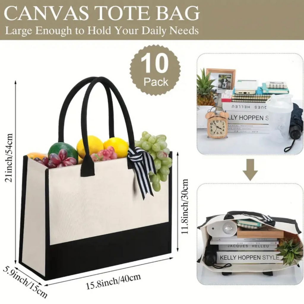 Lash Artist Professional Tote Large Canvas Makeup Storage Bag Beauty Supply Carrier Black White Design Striped Bow Accent Esthetician Work Essential Salon Supply Organization System Premium Quality Construction Stylish Fashion Statement