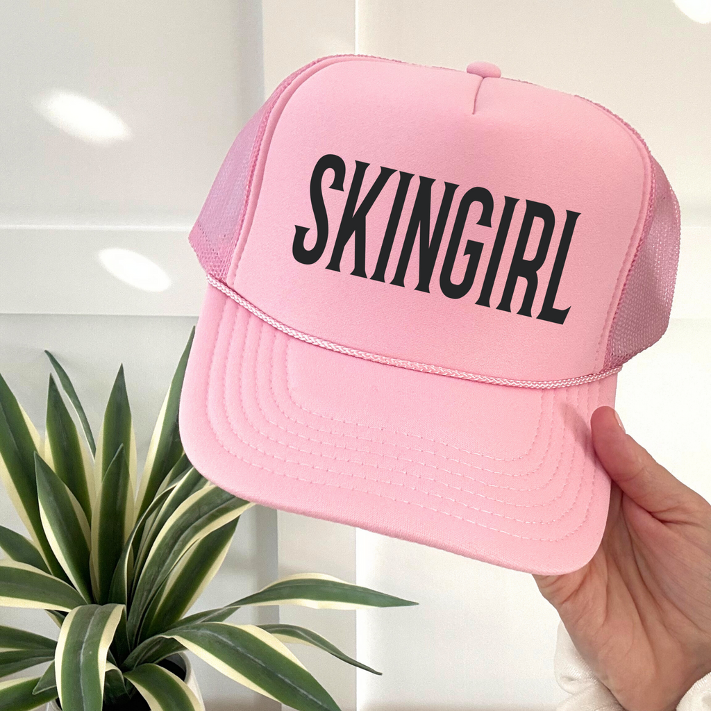 SKINGRL Professional Mesh Trucker Hat Salon Style Work Cap Beauty Professional Uniform Essential Daily Wear Fashion Statement Piece Comfortable Breathable Design Summer Work Accessory Stylish Esthetician Gear Premium Quality Construction