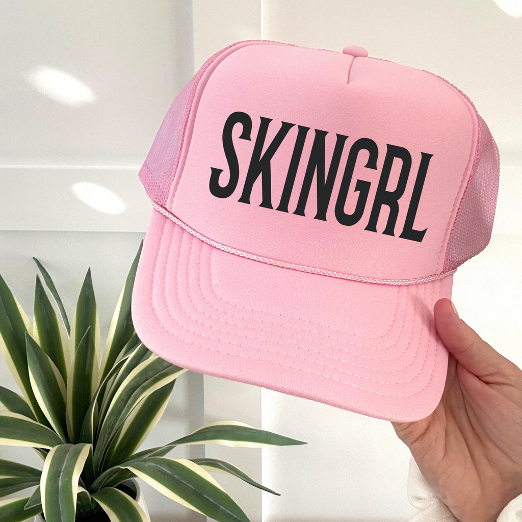 SKINGRL Professional Mesh Trucker Hat Salon Style Work Cap Beauty Professional Uniform Essential Daily Wear Fashion Statement Piece Comfortable Breathable Design Summer Work Accessory Stylish Esthetician Gear Premium Quality Construction