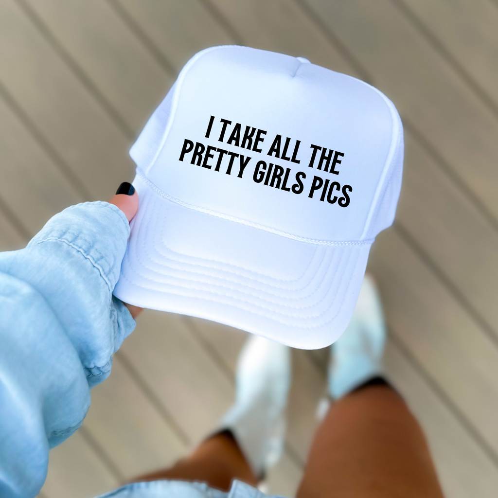 Content Creator Baseball Cap Photography Style Dad Hat Adjustable Fit Multiple Colors Available Social Media Fashion Accessory Trendy Photo Shoot Essential Black Text Design Professional Look Creative Style Statement Perfect Photographer