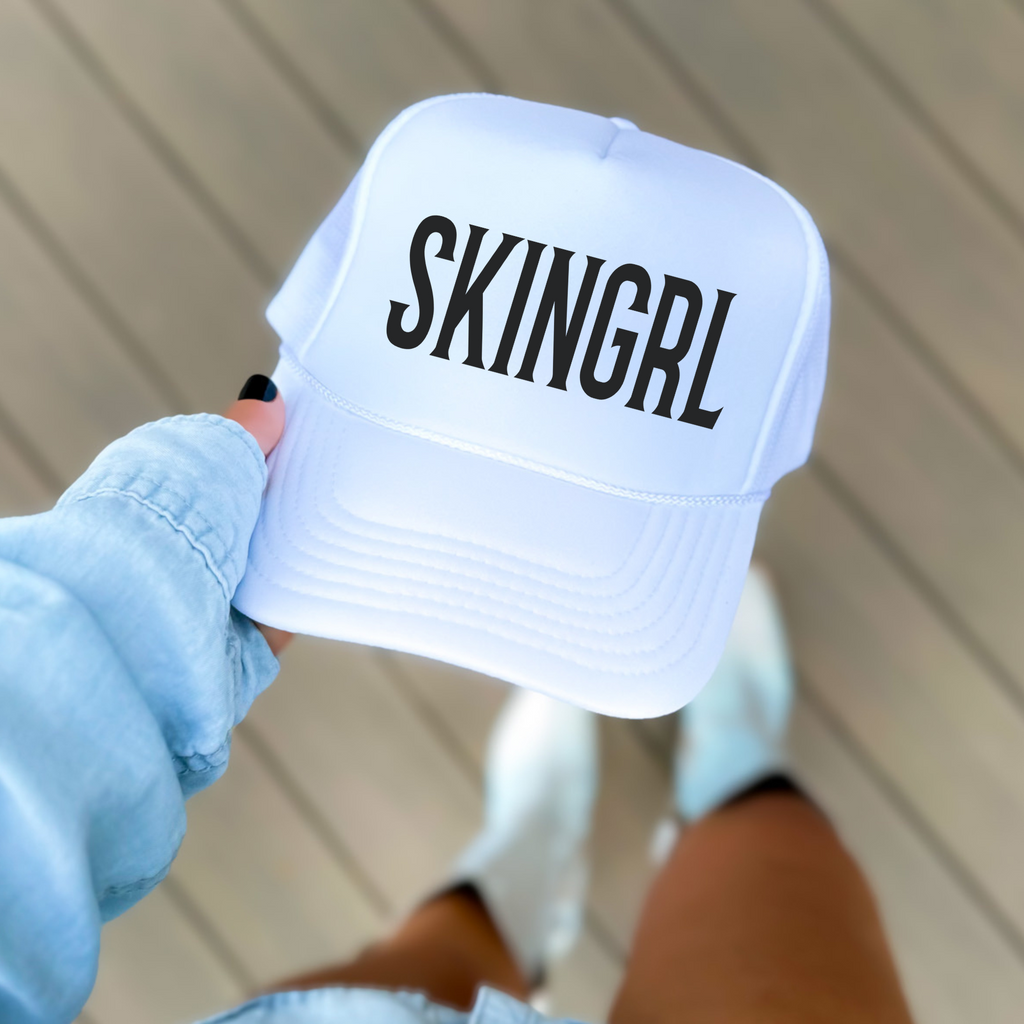 SKINGRL Professional Mesh Trucker Hat Salon Style Work Cap Beauty Professional Uniform Essential Daily Wear Fashion Statement Piece Comfortable Breathable Design Summer Work Accessory Stylish Esthetician Gear Premium Quality Construction