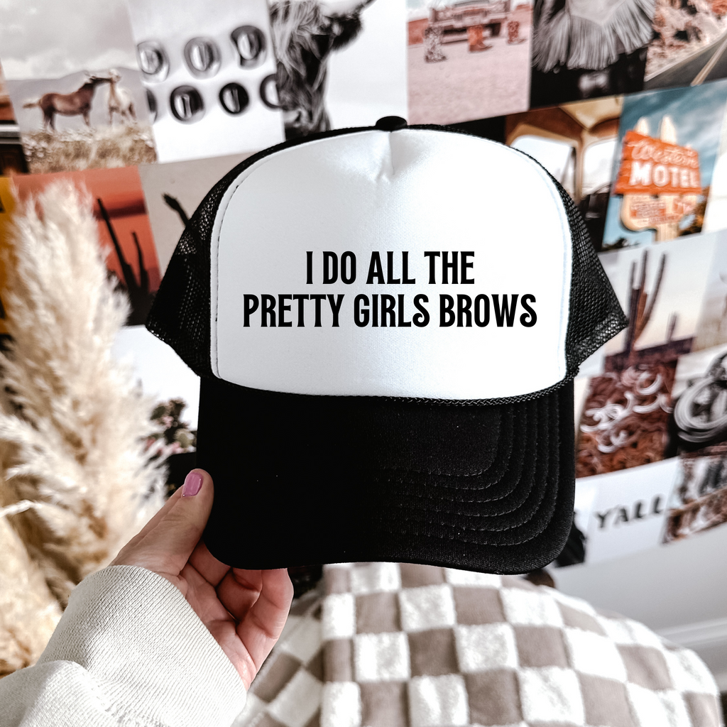 Brow Artist Baseball Hat Professional Salon Worker Cap Modern Style Statement Design Perfect Career Gift Adjustable Comfort Fit Daily Work Essential Beauty Professional Accessory Stylish Work Wear Quality Construction Modern Career Fashion