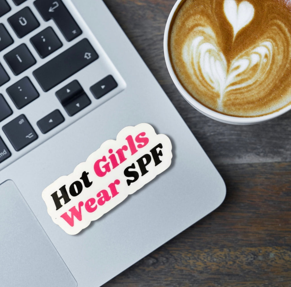 Hot Girls Wear SPF Sticker