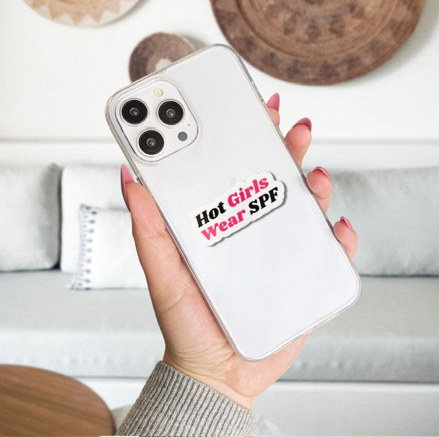 Hot Girls Wear SPF Sticker