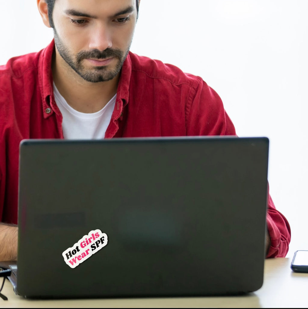 Hot Girls Wear SPF Sticker