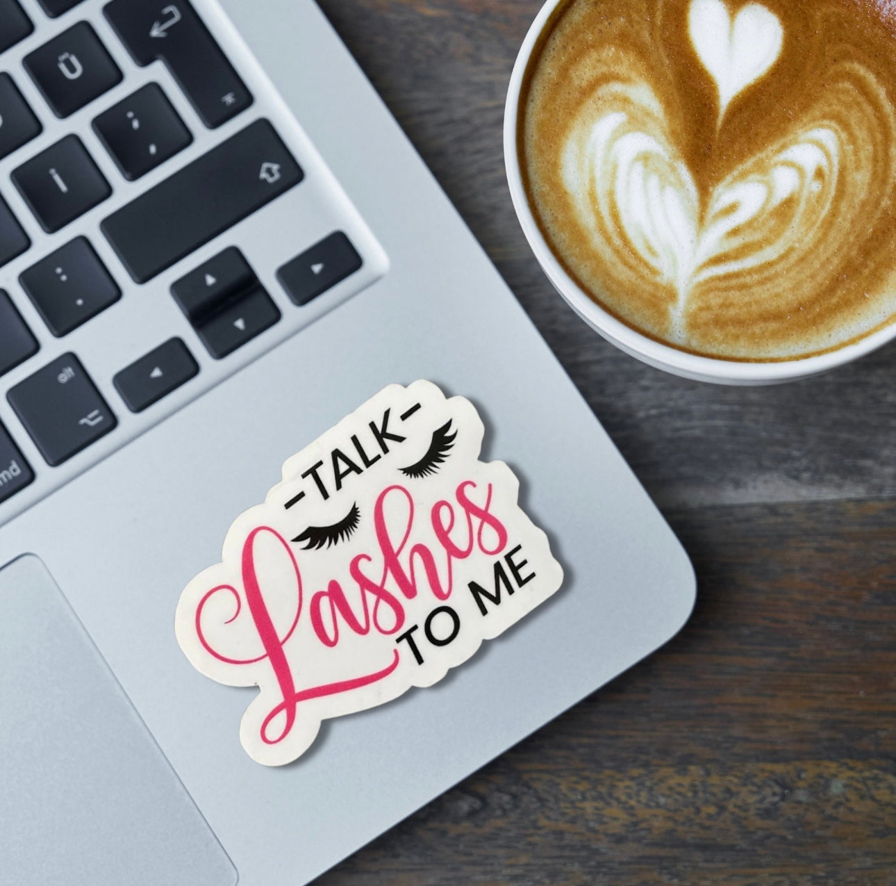 Talk Lashes to Me Sticker