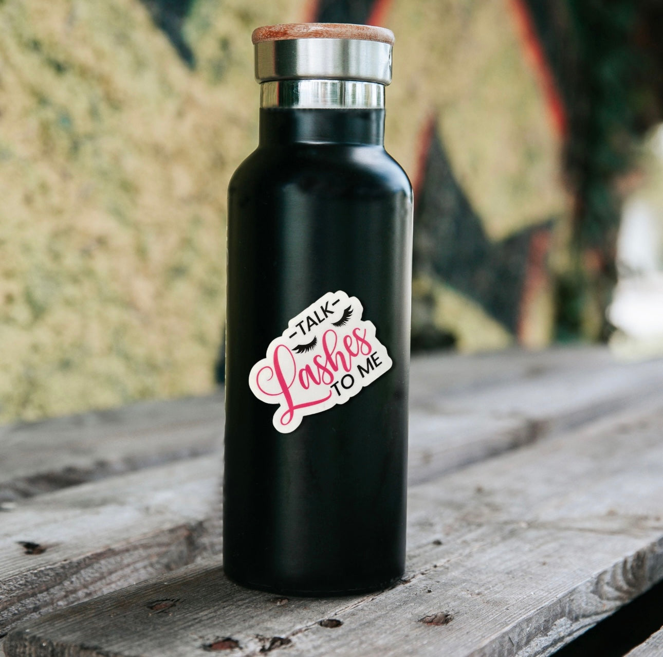 Talk Lashes to Me Sticker